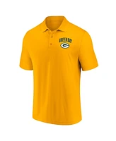 Fanatics Men's Green Bay Packers Lockup Two-Pack Polo Set