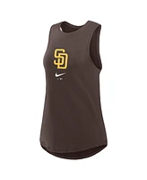 Nike Women's Brown San Diego Padres Legacy Icon High Neck Fashion Tank Top