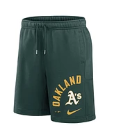 Nike Men's Green Oakland Athletics Arched Kicker Shorts