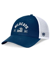 Top of the World Men's Navy/White New Hampshire Wildcats Free Kick Trucker Adjustable Hat