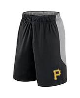 Fanatics Men's Black/Gray Pittsburgh Pirates Go Hard Shorts