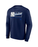 Fanatics Men's Navy New York Yankees Focus Fleece Pullover Sweatshirt