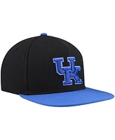 Mitchell & Ness Men's Black/Royal Kentucky Wildcats 2-Tone 2.0 Snapback Hat