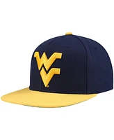 Mitchell & Ness Men's Navy/Gold West Virginia Mountaineers 2-Tone 2.0 Snapback Hat