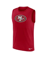 Nike Men's Scarlet San Francisco 49ers Blitz Legend Muscle Perform Tank Top