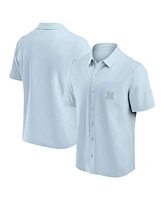 Fanatics Men's Light Blue New York Yankees Front Office Button-Up Shirt