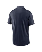 Nike Men's Navy West Virginia Mountaineers 2024 Early Season Coaches Sideline Performance Polo