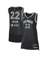 Nike Men's and Women's A'ja Wilson Black Las Vegas Aces Explorer Edition Player Jersey