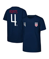 Outerstuff Big Boys and Girls Tyler Adams Navy Usmnt Name Number T-Shirt