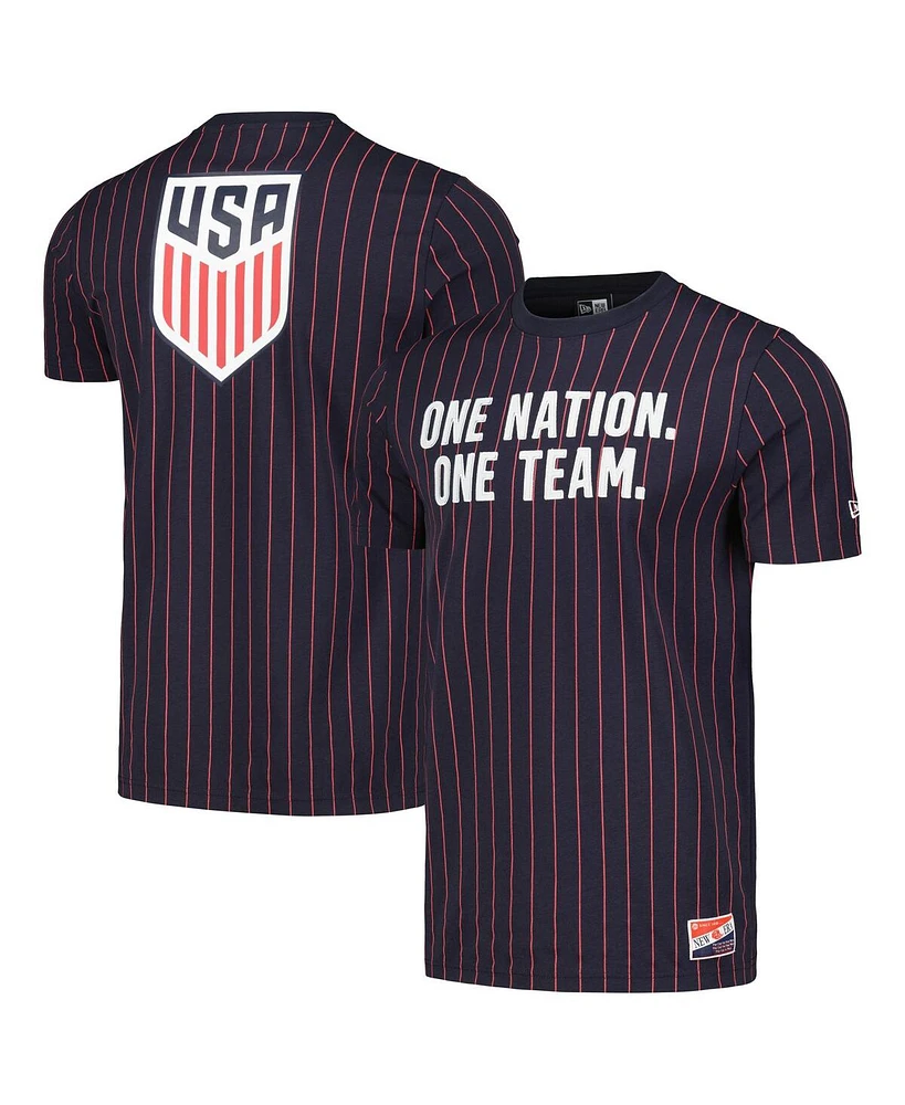 5th & Ocean Navy Usmnt Throwback Pinstripe T-Shirt