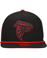 New Era Men's Black Atlanta Falcons Captain Snapback Hat