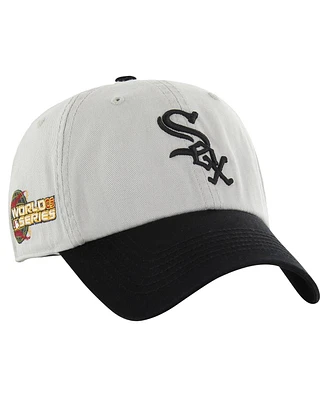 '47 Brand Men's Gray/Black Chicago White Sox Sure Shot Classic Franchise Fitted Hat