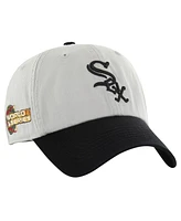 '47 Brand Men's Gray/Black Chicago White Sox Sure Shot Classic Franchise Fitted Hat