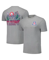 Image One Men's and Women's Gray Arizona Wildcats Hyper Local Cactus Sketch Scene T-Shirt