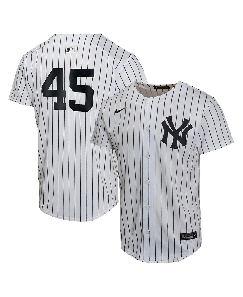 Nike Big Boys and Girls Gerrit Cole White New York Yankees Home Game Player Jersey