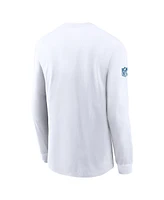 Nike Men's White Indianapolis Colts Sideline Performance Long Sleeve T-Shirt