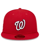 New Era Men's Red Washington Nationals Big League Chew Team 59FIFTY Fitted Hat