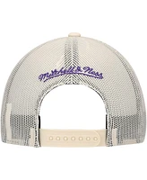 Mitchell & Ness Men's Cream Los Angeles Lakers Trucker Adjustable Hat