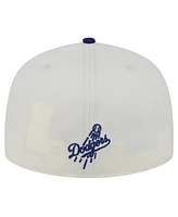 New Era Men's Cream/Royal Los Angeles Dodgers Lonestar 59FIFTY Fitted Hat