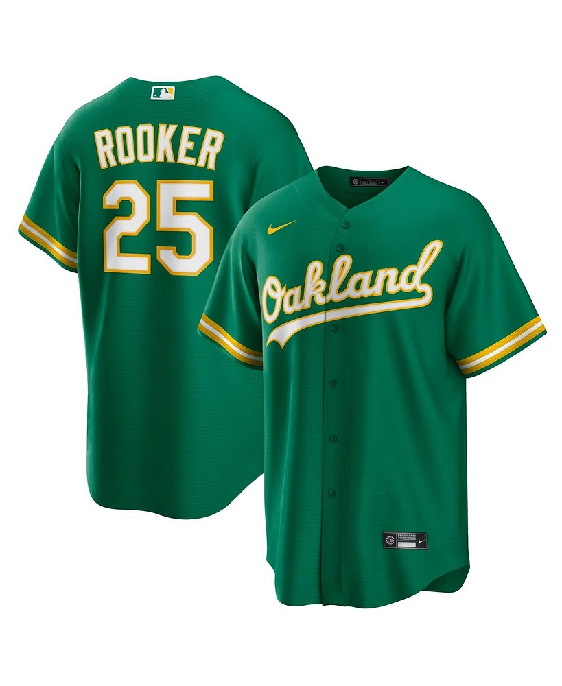 Nike Men's Brent Rooker Kelly Green Oakland Athletics Alternate Replica Jersey