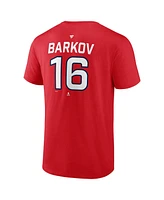 Fanatics Men's Aleksander Barkov Red Florida Panthers 2024 Stanley Cup Champions Power Name Number T-Shirt