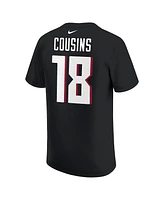 Nike Big Boys and Girls Kirk Cousins Black Atlanta Falcons Player Name Number T-Shirt