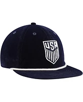 Fan Ink Men's and Women's Navy Usmnt Snow Beach Corduroy Adjustable Hat