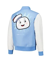 Freeze Max Men's Blue Ghostbusters Stay Puft Full-Zip Varsity Jacket