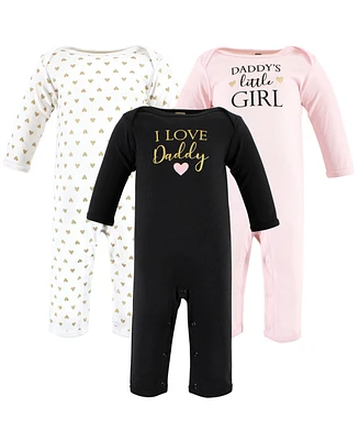 Hudson Baby Baby Girls Cotton Coveralls Daddy