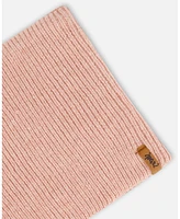 Deux par Girl Mid-Season Knit Neckwarmer Dusty Pink - Toddler|Child