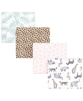 Hudson Baby Infant Cotton Flannel Receiving