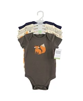 Hudson Baby Boys Cotton Bodysuits, Forest 10-Piece, 0-3 Months