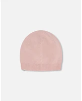 Deux par Deux Baby Girls Baby Knitted Hat Light Pink