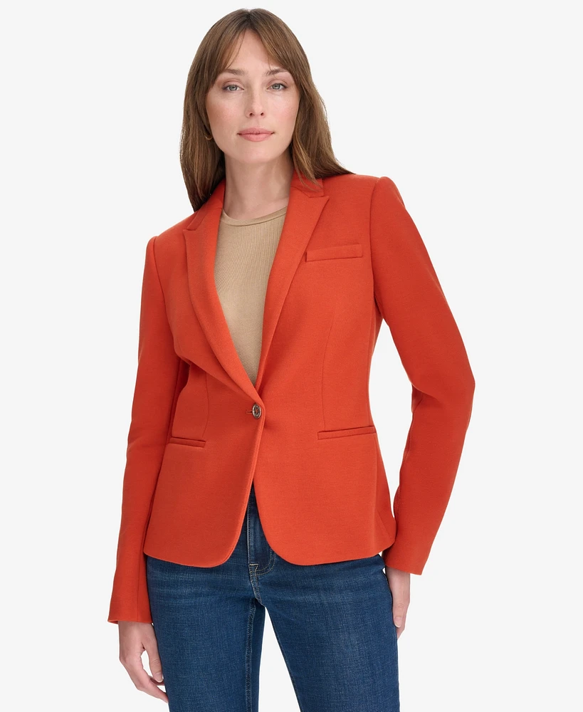 Tommy Hilfiger Women's One-Button Blazer