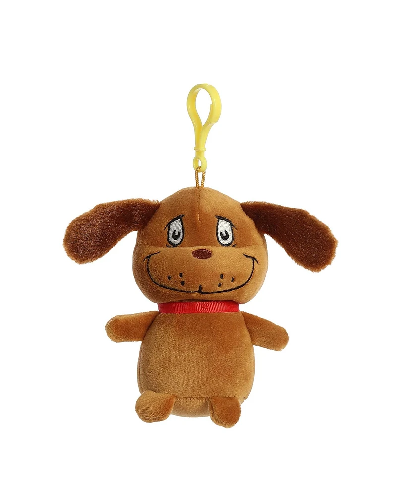 Aurora Mini Squishy Max Keychain Dr. Seuss Whimsical Plush Toy Brown 4.5"