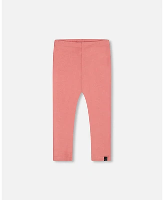 Deux par Toddler Girls Super Soft Rib Leggings Pink