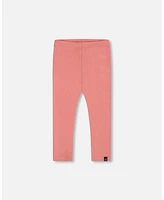 Deux par Toddler Girls Super Soft Rib Leggings Pink