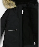 Deux par Deux Big Girls Puffy Long Coat Black