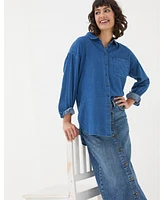 FatFace Women's Carolin Denim Shirt