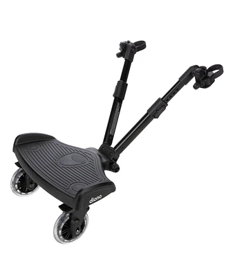 Diono Toddler Hop 'n Roll Universal Stroller Board, Compatible with most strollers, wagons and travel systems, Black