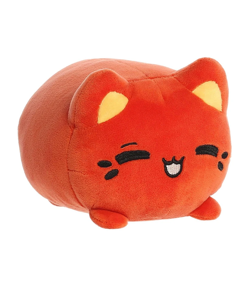 Aurora Small Thai Tea Meowchi Tasty Peach Enchanting Plush Toy Red 7"