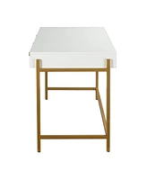 Hulala Home Saliva Desk with Three drawers