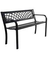 Slickblue Bench Deck with Steel Frame for outdoor