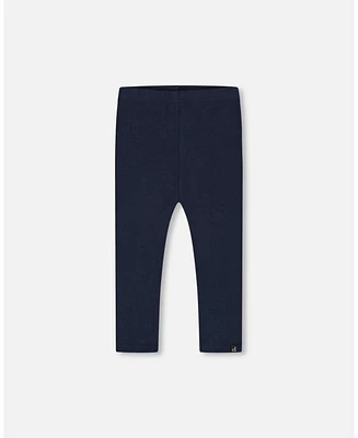 Deux par Toddler Girls Rib Leggings Navy - Toddler|Child