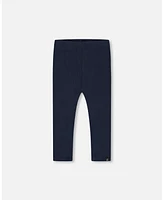 Deux par Toddler Girls Rib Leggings Navy - Toddler|Child