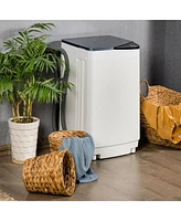 Slickblue Full-Automatic Washing Machine with Built-in Barrel For Laundry