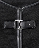 Lauren Ralph Lauren Ruana with Equestrian Buckle