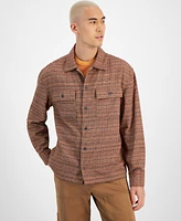 Sun + Stone Men's Storm Printed Overshirt, Created for Macy's