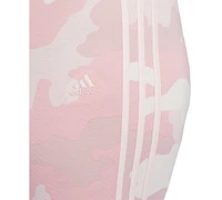 adidas Plus Camo Print Three Stripe Leggings