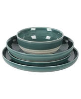 Gibson Elite Clarina Stoneware 16 Pc. Dinnerware Set, Service for 4